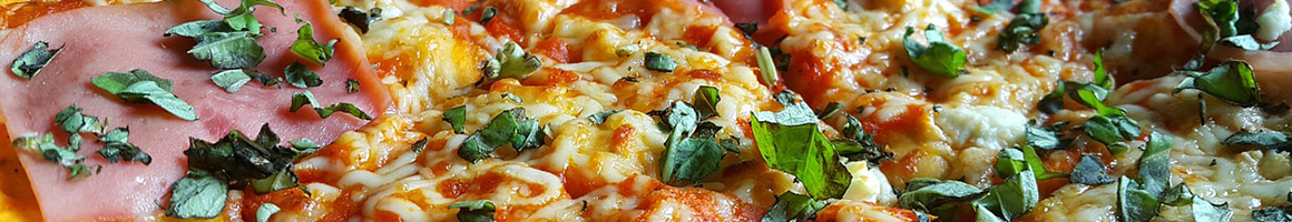 Eating Italian Pizza at Ossining Pizzeria & Restaurant restaurant in Ossining, NY.